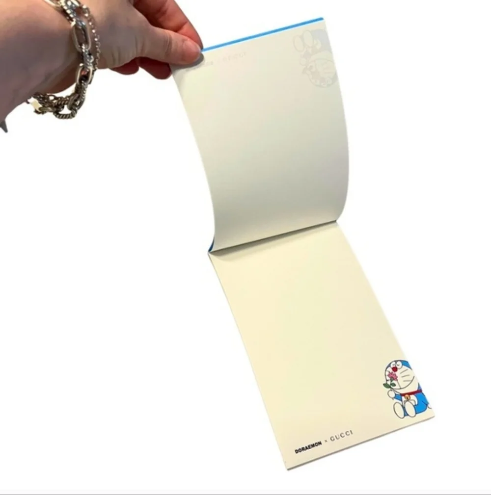 NEW Gucci X Doraemon Paper Notepad Limited Edition